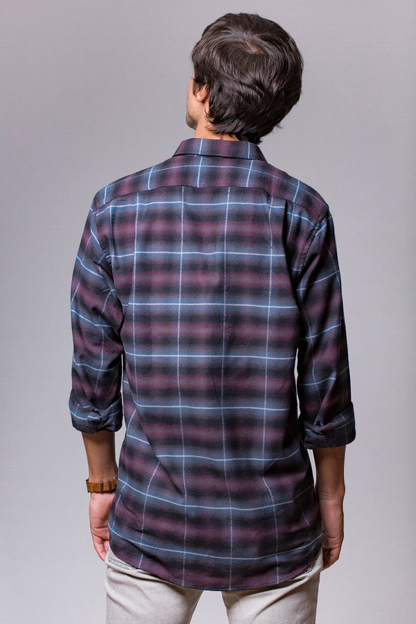 Grand Canyon Checked Flannel Shirt - FLUYT