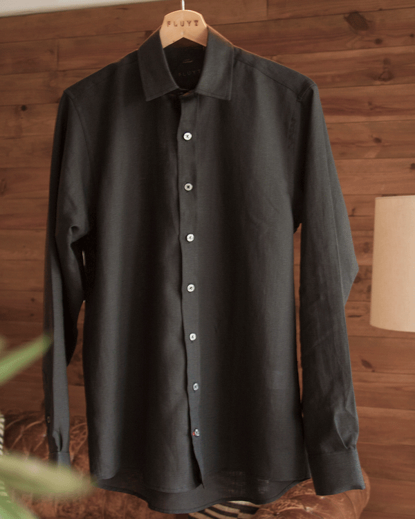 Black Linen Shirt