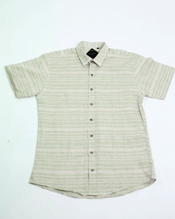 Goa Green Stripe Shirt - FLUYT