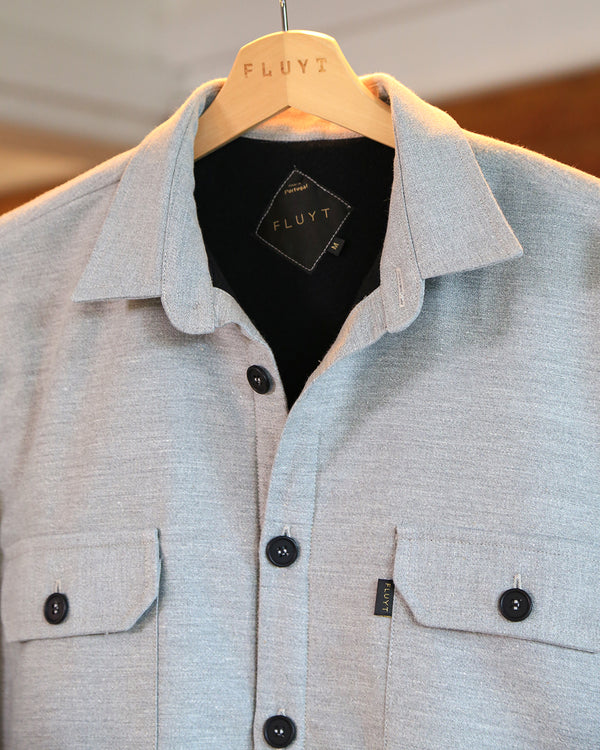 Grey Overshirt with polar lining