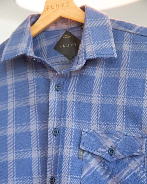 Blue and Grey Flannel