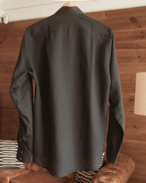 Black Linen Shirt