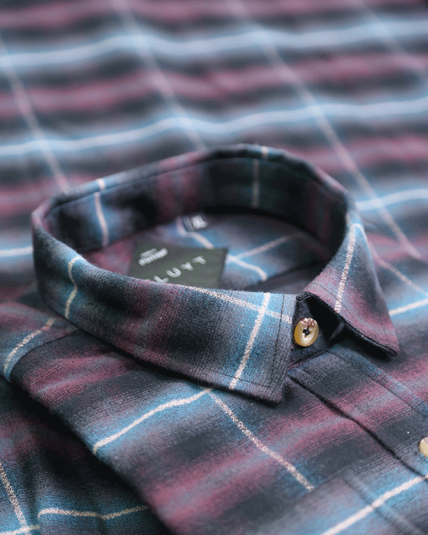 Grand Canyon Checked Flannel Shirt - FLUYT