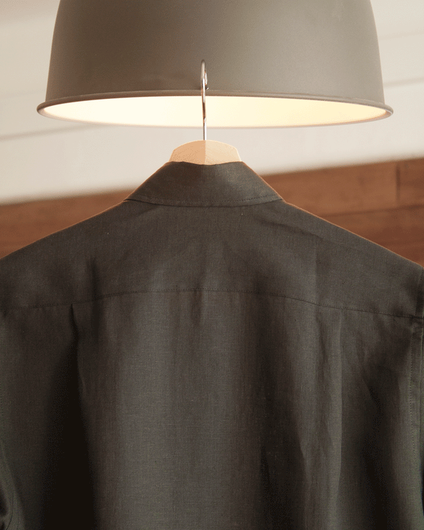 Black Linen Shirt