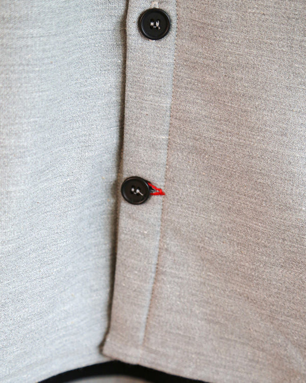 Grey Overshirt with polar lining