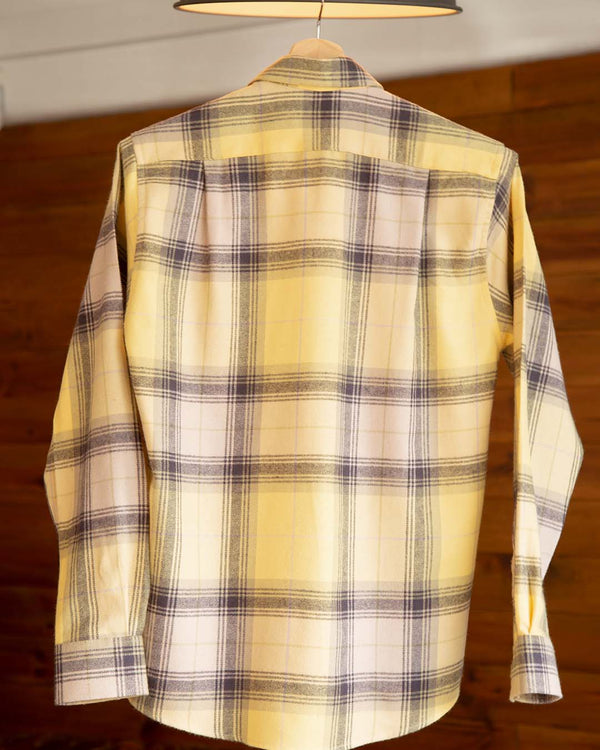 Yellow and Black Checkered Flannel