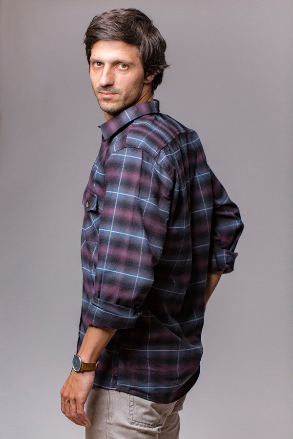 Grand Canyon Checked Flannel Shirt - FLUYT